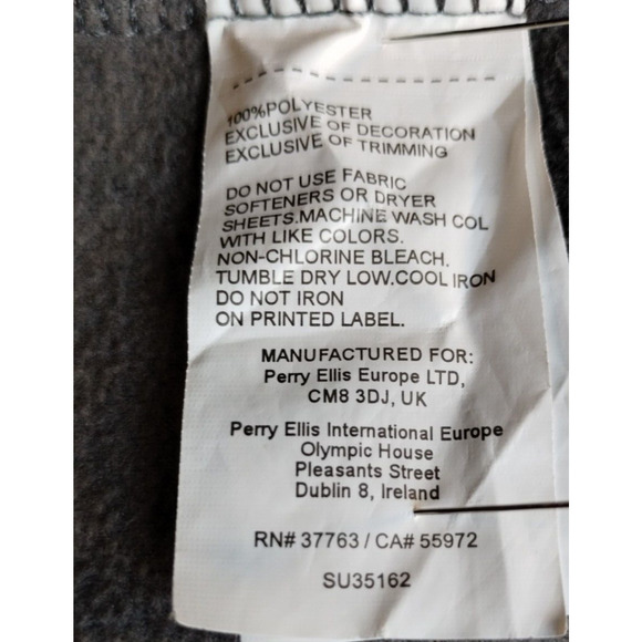 PGA Tour Men's Quarter Zip Gray Pullover Golf Shirt Size XL Fleece Logo Pockets - Picture 11 of 11